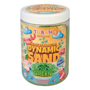 Tuban Dynamischer Sand / Dynamic Sand / Indoor Spielsand / Magic Sand 1KG Grün