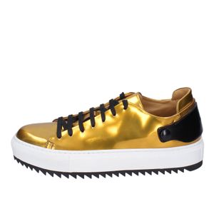 LA NUIT Sneaker Damen Glänzendem leder Gold BD209 - Größe: 37