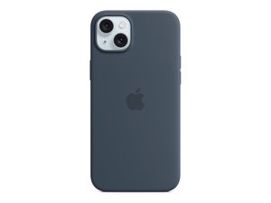 Apple iPhone 15 Plus Silikon Case mit MagSafe Sturmblau iPhone 15 Plus