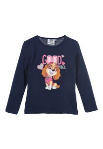 Paw Patrol Skye Good Vibes Kinder Mädchen Langarm-Shirt Longsleeve Oberteil, Farbe:Dunkel-Blau, Größe Kids:98 Paw Patrol Skye Good Vibes Kinder Mädchen Langarm-Shirt Longsleeve Oberteil, Farbe:Dunkel-Blau, Größe Kids:98