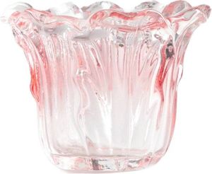HOMLA TREZIA Blume Laterne rosa 10,5x7,5 cm