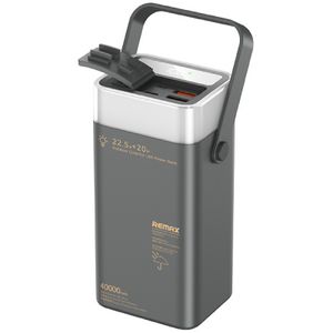 Outdoor Power bank, 40000mAh große Kapazität, PD 20W Schnelles Laden+ QC 22.5W mit LED Display, vier schnelle Ausgangsports,LED Beleuchtung