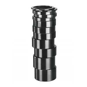 Spacer 1 1/8' - Humpert Alu 20mm schwarz