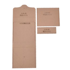 Brieftaschen-Schablone, einfach zu zerlegen, exquisite Münzgeldbörse, Lederform für DIY-Projekte, ideales Geschenk für Freunde