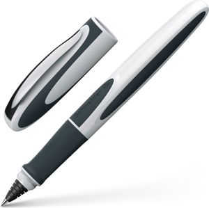 Schneider Ray Tintenroller weiß/hellgrau 0,5 mm, Schreibfarbe: blau, 1 St.