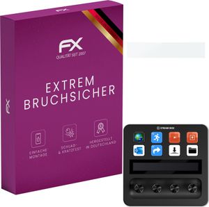 atFoliX FX-Hybrid-Glass Panzerfolie kompatibel mit Elgato Stream Deck Plus Glasfolie