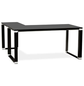 Kokoon® Stôl / rokovací stôl / kancelársky stôl WARNER 160x170x74 cm, drevo, čierny, 62,5 kg