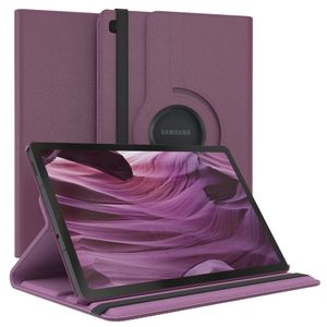 EAZY CASE Tablet Hülle kompatibel mit Samsung Galaxy Tab S6 Lite Hülle, 360° drehbar, Tablet Cover, Tablet Tasche, Premium Schutzhülle aus Kunstleder in Lila