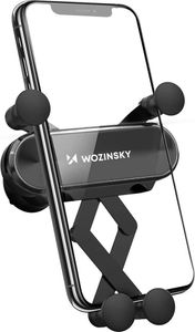Wozinsky uchwyt na telefon do samochodu grawitacyjny na kratkę wentylacyjną czarny (WCH-05)