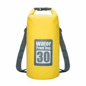 Vodotěsná suchá taška Duffel Bag 30L balení taška přenosný venkovní batoh pro cestování lodí kajaku rafting Roll Bag