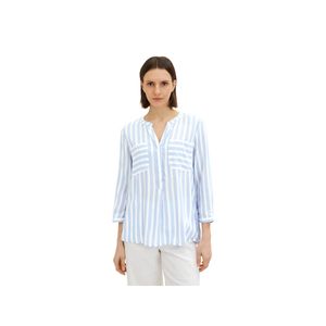 Tom Tailor blouse striped 32084 dreamy blue offwhite stripe 46