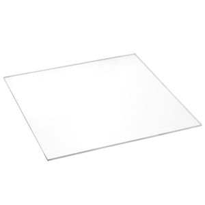 Quadratische Acrylglasscheibe 300x300x4mm transparent, rundum glänzend polierte Seitenkanten / Acryl / Acrylglas / massiv / klar / farblos / Dekoration - Zeigis®
