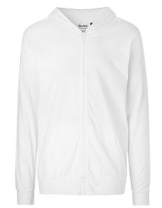 Damen Jersey Hoodie with Zip / Doppelt gefütterte Kapuze - Farbe: White - Größe: 3XL