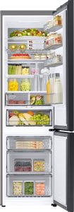 Samsung RL38A776ASR/EG Freistehende KÃ1/4hl-/Gefrierkombi, 2 TÃ1/4ren, Edelstahldekor, 273 l Nutzinhalt KÃ1/4hlteil, 114 l Nutzinhalt Gefrierteil, 59,5 cm Breite, , 108 kWh/Jahr, 4 Sterne, 35 dB Geräuschemissionen, Inverter-Motor, NoFrost-System