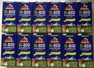 Berchtesgadener Land Lactosefreie H-Milch 3.5%, 12er Pack (12 x 1 l)