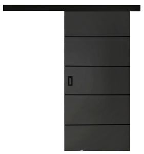 KIER FURNITURE Moderne Schiebetüren Plus 80 - Universal - Graphit 86x205x1,6 cm