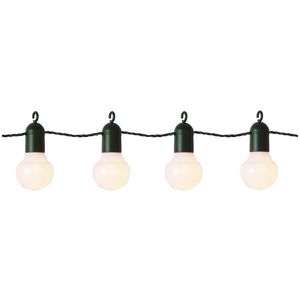 Best Season LED-Party Light, 20-teilig warm white LED, Farbe weiss, Kabel grün, outdoor, 476-13