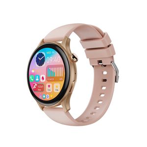 XO J6 Smartwatch, chytré hodinky pro ženy, 1,43" 466 x 466px Amoled, fitness tracker hodinky pro Android IOS, IP68 vodotěsné Rose Gold