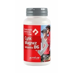 Zinek Hořčík Vitamin B6 Activlab (45 kapslí)