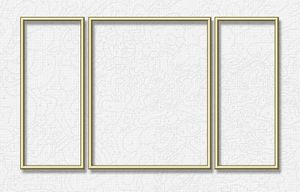 Noris Spiele Malen nach Zahlen - Alurahmen Tripty. Gold 50 x 80 cm; 605140707