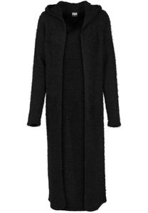 Urban Classics Ladies Hooded Feather Cardigan black - XL