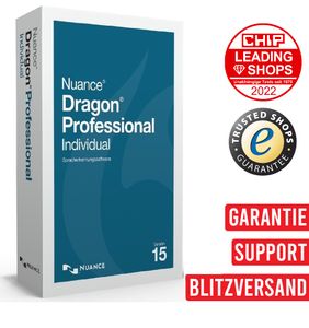 Nuance Dragon Professional Individual v15 Vollversion | Sofortdownload