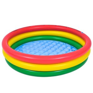 Jilong Baby Pool 100x22cm Kinderpool Planschbecken Schwimmbecken mit aufblasbarem Sicherheits-Boden