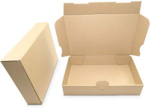 verpacking 100 Maxibriefkartons Versandkartons Faltschachtel Faltkarton Maxibrief 240 x 160 x 45 mm | Braun | MB-3
