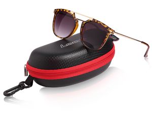 Loox Sonnenbrille Retro Vintage Herren Damen 'Toulon'UV4000, Modell wählen:braun