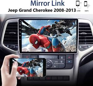 Jeep Grand Cherokee 2008-2013 Android 11 Autoradio 9" Touchscreen Bluetooth GPS Navi BT FM 32GB ROM 2GB RAM