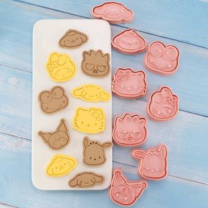 8 Stück Ausstecher Set von Sanrio, Cartoon Ausstechformen Keksausstecher Wiederverwendbar Plätzchenausstecher Backform für Fondant Schokoladen Kekse
