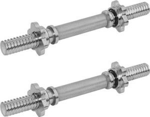 2 x Kurzhantel Hantel Hantelstange Kurzhantelstange Fitness Set mit Gewinde