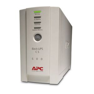 APC Back-UPS CS - BK500EI - Unterbrechungsfreie Stromversorg 500VA (4 Ausgänge IEC, Überspannungsschutz)