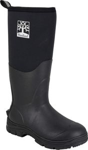 Woodland - Herren/Damen Uni Gummistiefel, Isoliert DF2495 (47 EU) (Schwarz)