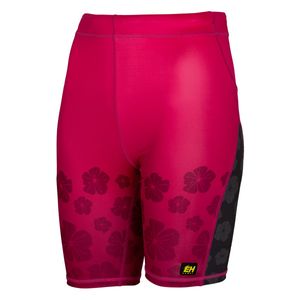 Extreme Hobby Kurze Leggings, 1/3 Leggins, Sportbekleidung, Sportleggins Damen Lang, Trainingshose  Model: FLOWERS Farbe: Rosa Größe: M