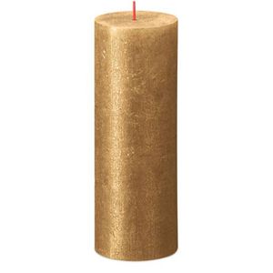 Bolsius Rustik Kerze Gold 190/68mm