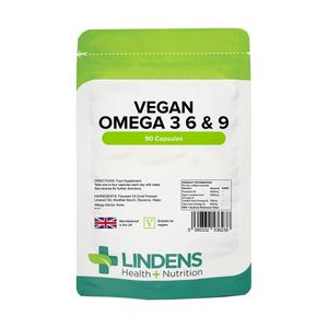 Vegane Omega 3 6 & 9 1000 mg (90 Kapseln)