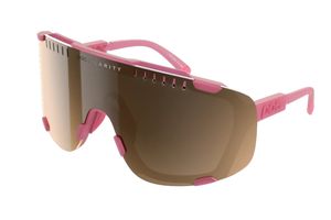 POC Devour Clarity Fahrradbrille rosa zwei Gläser