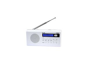 XORO Tragbares DAB+ Radio DAB100 , Digital, FM, Automatischer Suchlauf, LCD, 3,5mm: Farbe: Weiß
