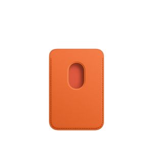Apple Leder Wallet iPhone             og  mit MagSafe - orange