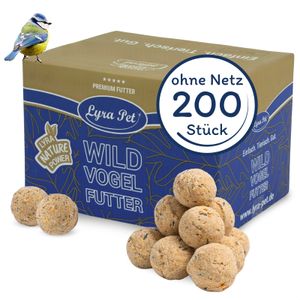 200 Stk. Lyra Pet® Meisenknödel Basic ohne Netz à 90 g = 18 kg