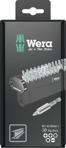 Wera 05057440001, 29 szt., Phillips, Pozidriv, Z rowkiem, Torx Plus, 1/4", PH 1, PH 2, PH 3, PZ 1, PZ 2, PZ 3, TX10, TX15, TX20, TX25, TX30, TX40