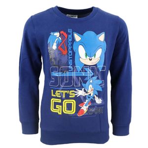 Sonic the Hedgehog Jungen Pullover Pulli Sweater – Blau / 104