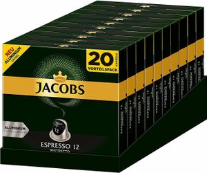 JACOBS Kapseln Espresso Ristretto 200 Nespresso kompatible Kaffeekapseln