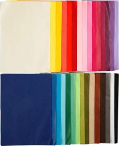 Creativ Company CC Seidenpapier A4, 30 Farben, insgesamt 300 Blatt