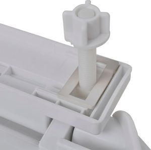 vidaXL Toilettensitz mit Absenkautomatik Weiß Oval