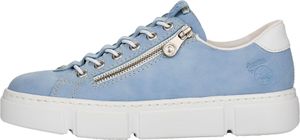 Rieker Sneaker - Eisblau Kunstleder Größe: 41 Normal