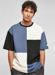Starter - Herren Patchwork Oversize T-Shirt VINTAGEBLUE/BLACK/PALEWHITE XL