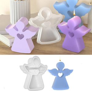 Silikonformen Gießformen Engel, Silikonform Kerzen Epoxidharz Für Beton, 3D Kerzenform Silikon Für Seife, Handwerk Ornamente, Geschenk, 11.2*10.2*2.67cm