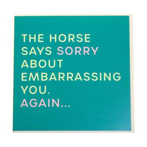 Gubblecote - pohľadnica "Embarrassing You" - papier BZ3990 (One Size) (Sea Green)
